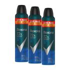 Kit 3 Desodorantes Antitranspirante Aerosol Rexona Men Active Dry 72 horas 250ml