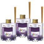 Kit 3 Difusor De Ambiente Flor De Jacarandá 250ml Tropical