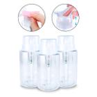 Kit 3 Dosadores Porta Acetona Pump Transparente 200 ml