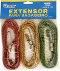 Kit 3 Elástico Extensor Para Bagageiro Carga Moto Bicicleta