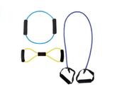 Kit 3 Elásticos Extensores Exercícios Pilates Musculação