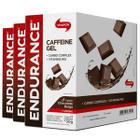 Kit 3 Endurance Caffeine Gel Vitafor Caixa 12 sachês Chocolate Belga
