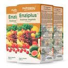 Kit 3 Enzimas Vegetais Enziplus Nutraway 250ml