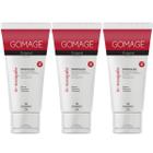 Kit 3 Esfoliante Corporal Gomage Renova Regenera Pele Dokmos