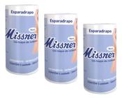 Kit 3 Esparadrapo Impermeável 10cm X 4,5m Branco - Missner