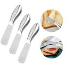 Kit 3 Espátula Manteiga Geleia Patê Pastas Inox 13cm Cozinha