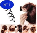 Kit 3 Espiral Hair Pin Prendedor De Coque ( Unidade)