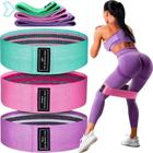 Kit 3 Faixas Elásticas Hip Band Mini Para Treinos Exercício Academia Yoga Pilates Funcional Premium - i9 SPORTCENTER