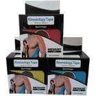 Kit 3 Fitas Kinesio Bandagem Elástica Muscular Fisioterapia