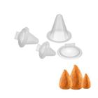 Kit 3 Formas para Modelar Coxinha Tamanhos P M G - Maxximo