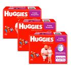 Kit 3 Fralda Roupinha Huggies Supreme Care Tamanho XXG Pacote Mega 24 Fraldas Descartáveis cada