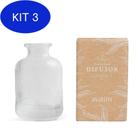 Kit 3 Frasco Cristal Para Difusor Avatim 150 Ml