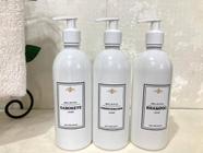 Kit 3 Frascos Para Banheiro 500ml Shampoo , condicionador e sabonete