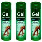 Kit 3 Gel Massageador Anti Cansaço 220g Pernas, Pés, Costas