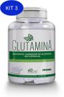 Kit 3 Glutamina - Promel - 60 Cápsulas