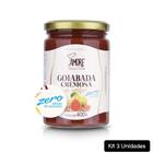 Kit 3 Goiabada cremosa de colher zero adição de açúcar 400g