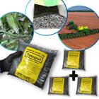 Kit 3 Grafite Em Pó Mineral 1KG Semeadura Mecanizada Semente