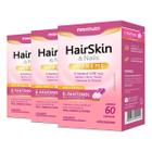 Kit 3 HairSkin & Nails Supreme D-Pantenol Maxinutri 60 Cápsulas