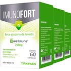 Kit 3 Imunofort Wellmune + Vitaminas e Minerais 60 Cápsulas Maxinutri