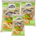 Kit 3 Isca em Pó Massa de Pesca Sabor JACA 500gr - Cordeiro