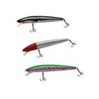 Kit 3 Iscas Artificiais Aztra 11cm Anchova Espada Robalo Tucunaré - Maruri