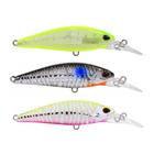 Kit 3 Iscas Artificiais Pesca Meia Água Marine Sports Raptor Shad 70 7cm 8g