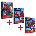 Jogo da Memória Spider-Man Marvel 24 Pares 8016 - Toyster - nivalmix