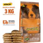 Kit 3 KG Ração Para Cachorro Special Dog Pro Júnior Vegetais Granel