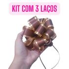 Kit 3 Laços Bola Prontos Presente Aniversário Mães Namorados