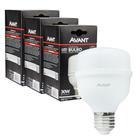 Kit 3 Lâmpada Bulbo Led 30W Luz Branco Frio 6500k Soquete E27 Comércio Galpão - HIGH POWER AVANT