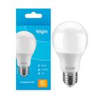 Kit 3 Lampada Led Bulbo 9w E27 ELGIN Branca Quente 3000K