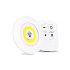 Kit 3 Lampada Luminaria Led Spot Sem Fio Controle Remoto