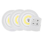 Kit 3 Lampada Luminaria Led Spot Sem Fio Controle Remoto