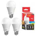 Kit 3 Lâmpadas Led Branco Frio 6,5w 565 Lumens Bulbo Para Iluminação Funcional Confortável Aos Olhos - G-Light