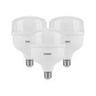 Kit 3 Lâmpadas Led Bulbo 50w E27 Branco Frio Inmetro Taschibra