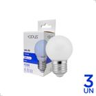 Kit 3 Lâmpadas LED G45 Bolinha Bivolt 4,8W - OPUS