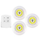 Kit 3 Lâmpadas Spot Led Sem Fio Luminária + Controle Remoto