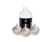 Kit 3 Lamparina Bola + 500ml Fluido Puro