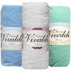 Kit 3 Lençol de Berço com Elástico Malha Americano 100% algodão coleção Vivaldi SulBrasil