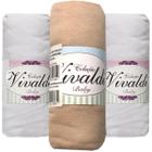 Kit 3 Lençol de Berço com Elástico Malha Americano 100% algodão coleção Vivaldi SulBrasil