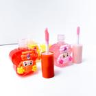 Kit 3 lip gloss glitter formato borboleta infantil feminina bonequinha tendência fofa para meninas