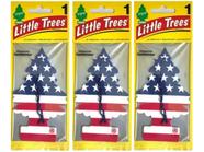 kit 3 Little trees Vanilla Aromatizante Cheirinho para Carro ambientes Usa importado original EUA