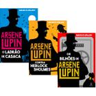 Kit 3 Livros - Arsène Lupin - Maurice Leblanc