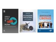 Kit 3 Livros - Foco no Cliente, estratégias industriais e Administração para profissionais Liberais