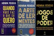 Kit 3 Livros Henrik Fexeus A Arte De Ler Mentes Jogos Poder