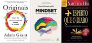 kit 3 livros Originais + Mindset + Mais esperto que o Diabo