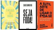 Kit 3 Livros Sutil Arte Milagre Da Manha Seja Foda