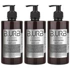 Kit 3 Loção Pós Barba Westlake 500mL Profissional Bancada Barbearia Barba Urbana B.URB