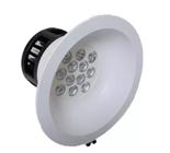 Kit 3 Luminária Cob Led Circular Embutir 12w 3000k Bivolt