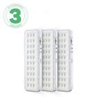 Kit 3 Luminárias de emergência 30 Leds branca - Elgin